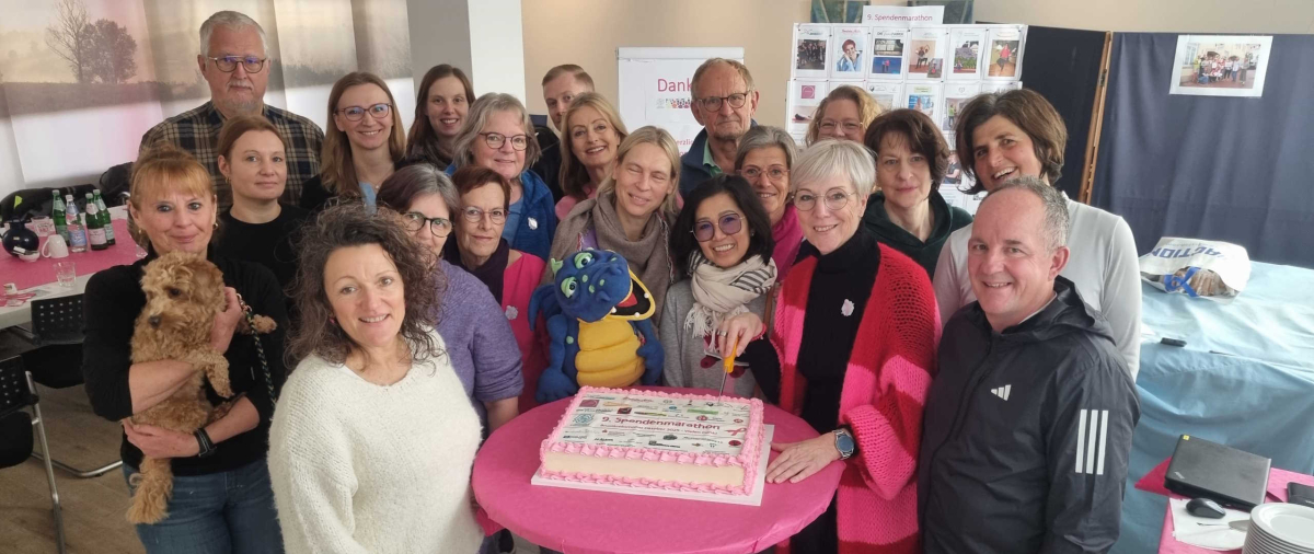 Gruppenbild Finale Spendenmarathon