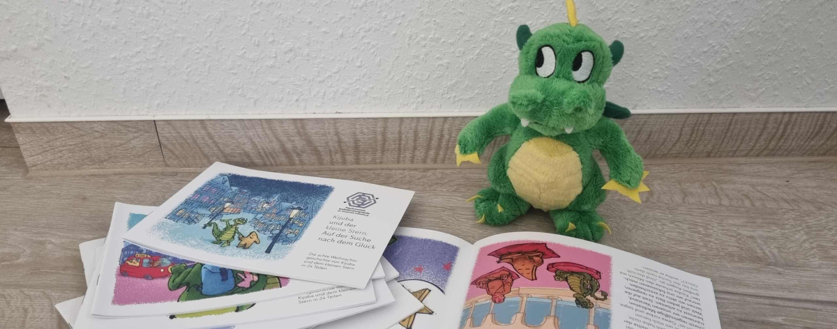 Drache Kijunba mit Hefte